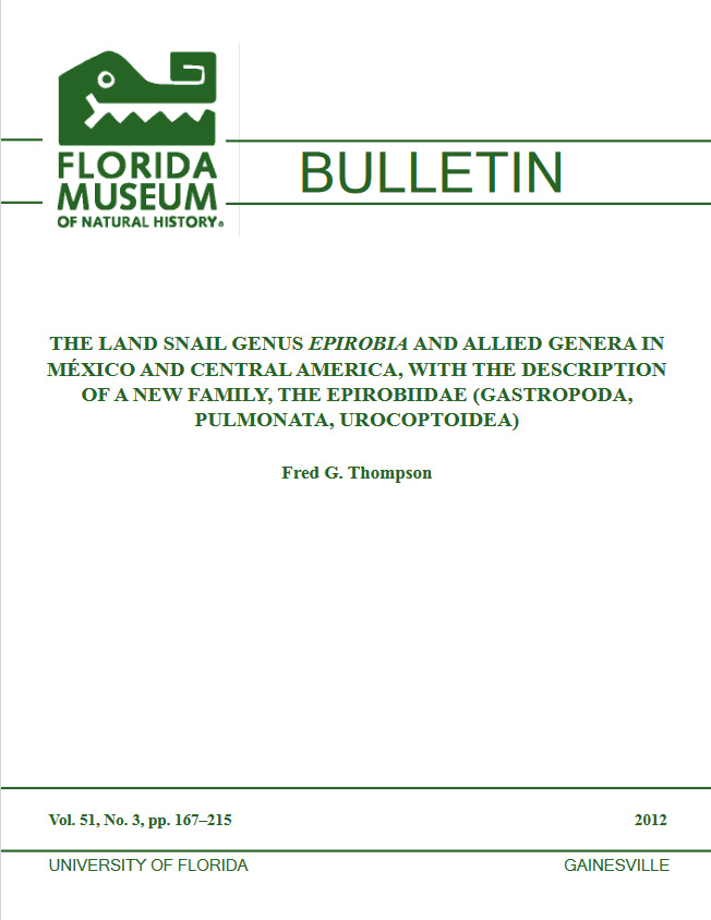 Journal cover with text and Florida Museum logo